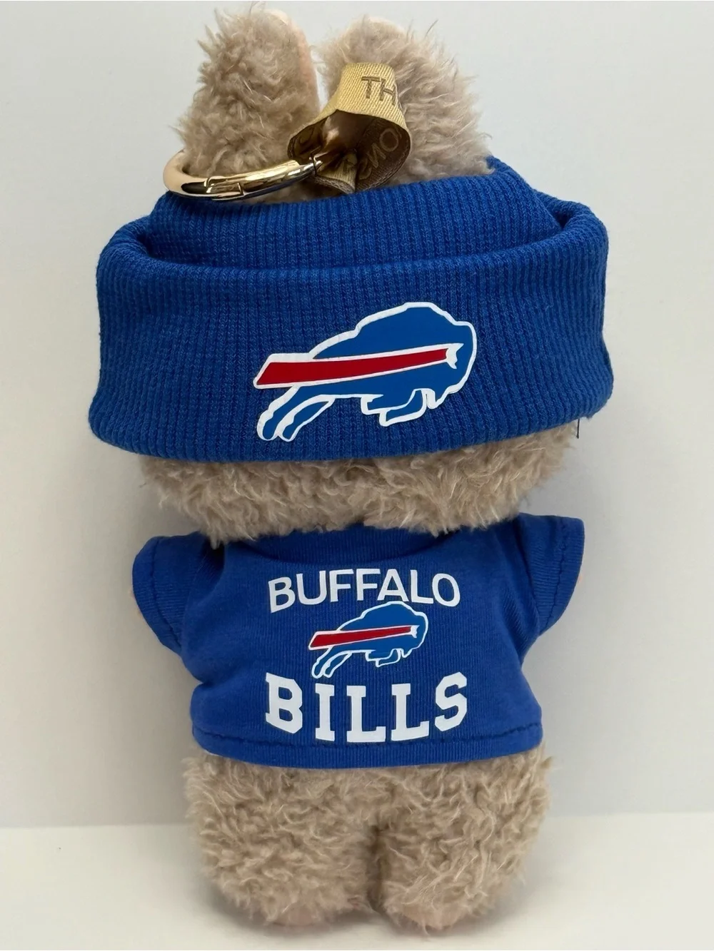 Buffalo Bills Labubu tee with Knit Beanie outfit